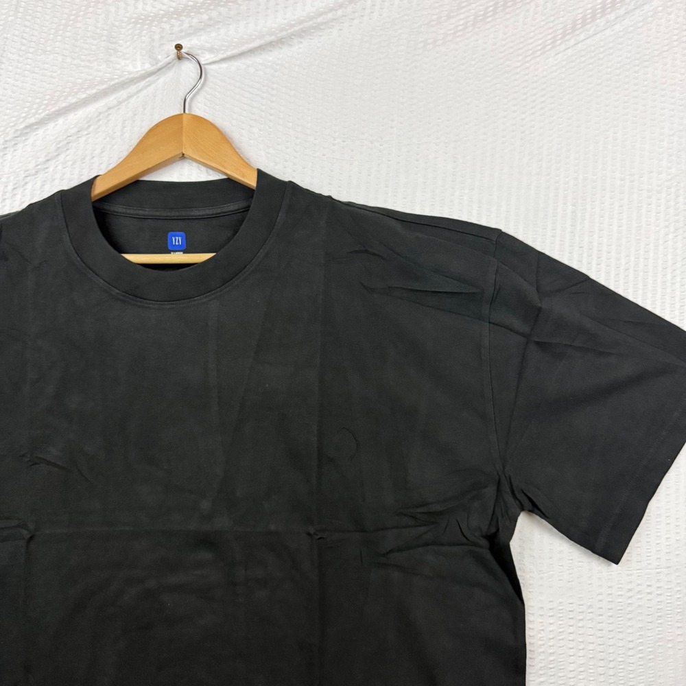 Yeezy Gap Engineered by Balenciaga Logo T-Shirt Black Oversized Size XL New NWT